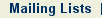 Join Our Mailing Lists