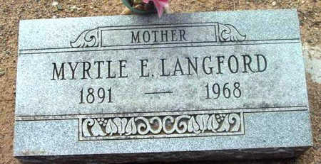LANGFORD, Myrtle E. - Yavapai County, Arizona